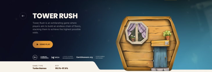 Tower Rush - Build for Big Wins - Slot Game